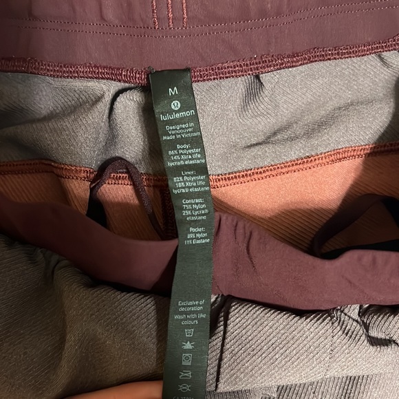 Lululemon Men’s M Linerless shorts 8.5 in - Picture 3 of 5